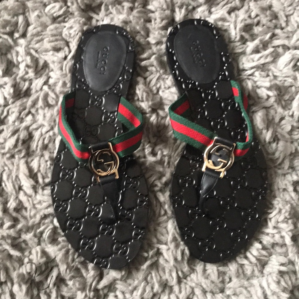Brand New Authentic Gucci Flip Flops